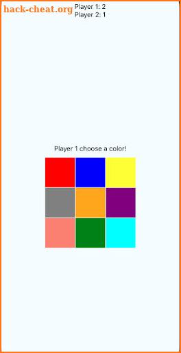 Colors Tic Tac Toe screenshot