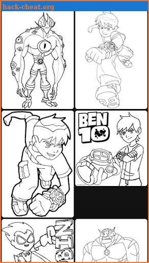 Colour Game of Ben ten for children screenshot