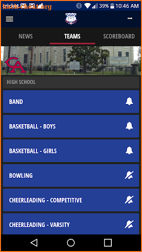 Columbia Academy Sports screenshot