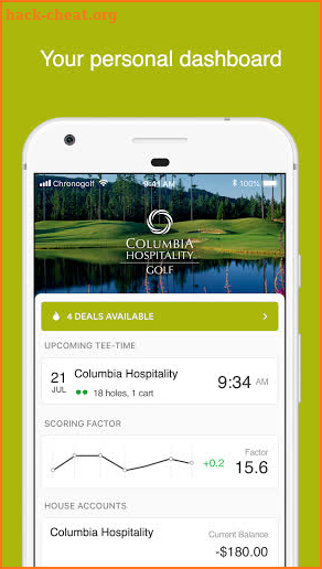 Columbia Hospitality Golf screenshot