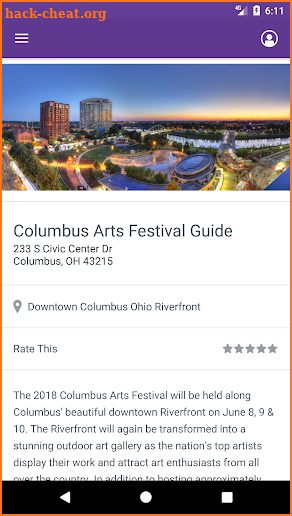Columbus Arts Festival Guide screenshot