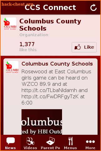 Columbus County Schools screenshot
