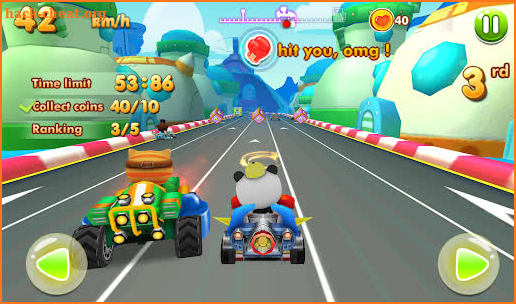 Combo Go Panda Kart Racing screenshot