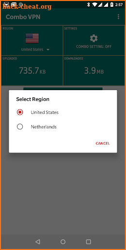 Combo VPN screenshot