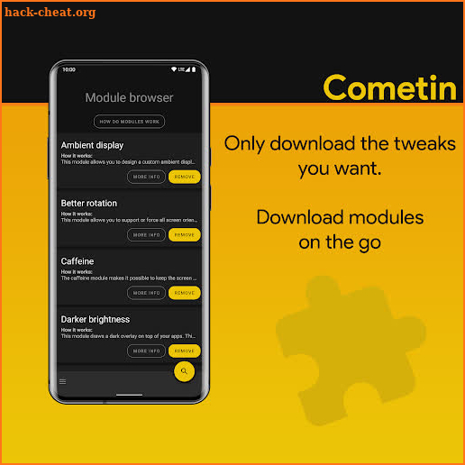 Cometin screenshot