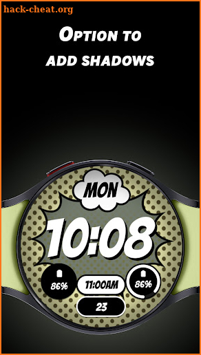 Comic Blast - Watch face screenshot