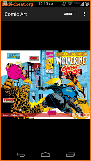 Comic Book Art screenshot