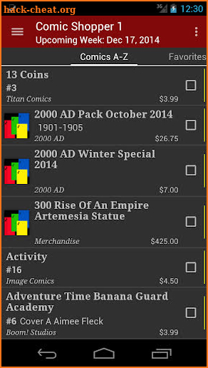 Comic Shopper 1 screenshot