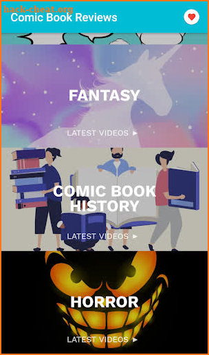 Comics Book Review App screenshot