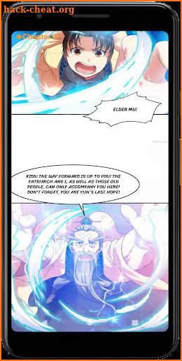 Comics story screenshot