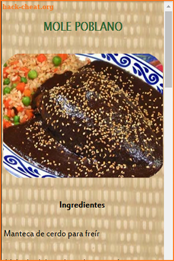 Comida Mexicana screenshot