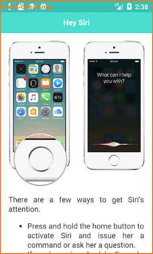 Commands and Tips for Siri screenshot
