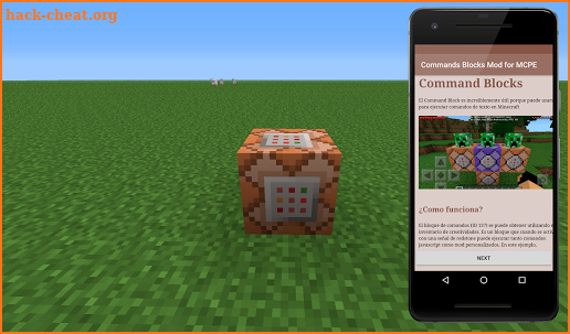 Commands Blocks Mod for MCPE screenshot