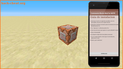 Commands Blocks Mod for MCPE screenshot