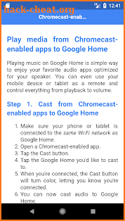 Commands for Google Home Mini screenshot