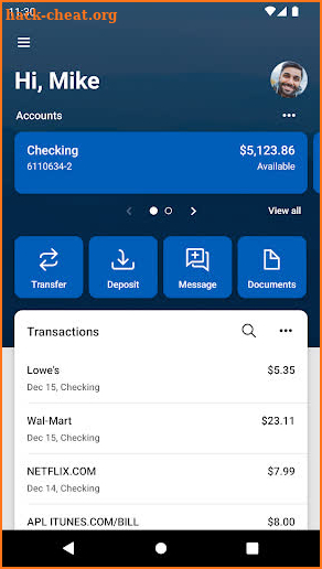 Commercial Bank App screenshot