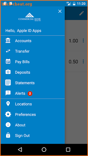 Commercial Bank for Android screenshot