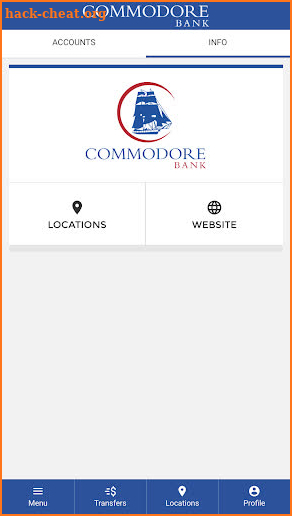 Commodore Bank screenshot