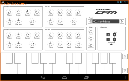 Common FM Synthesizer screenshot