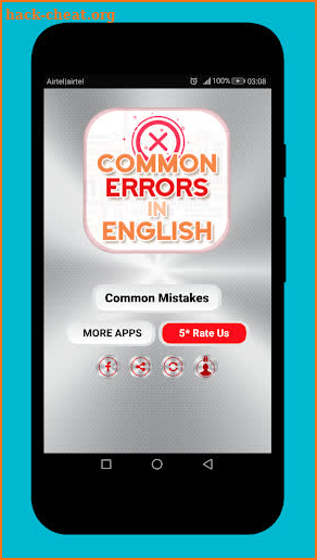 Common Mistakes in English Mistakes of Grammar screenshot
