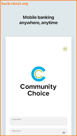 Community Choice Credit Union screenshot