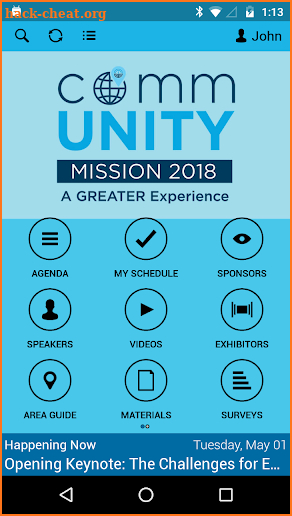 commUNITY Mission 2018 screenshot