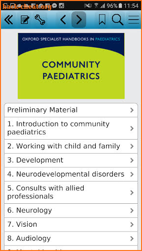 Community Paediatrics screenshot