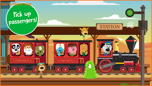 Comomola Far West Train - Railroad Game for kids! screenshot
