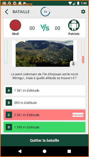Comores Quiz screenshot
