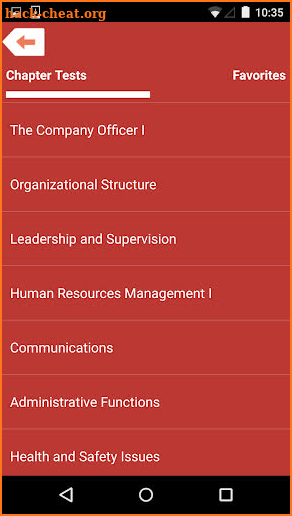 Company Officer 5th Ed. Study Guide screenshot