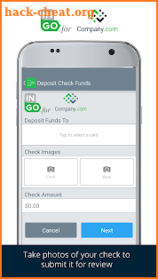 Company.com Rapid Check Cashing screenshot