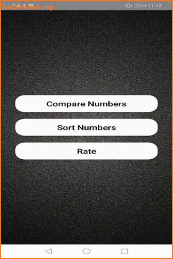 Compare And Sort : Math challenge screenshot