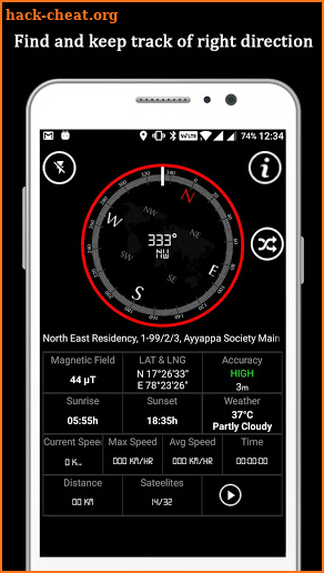 Compass 360 Pro screenshot
