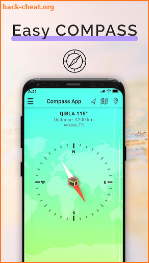 Compass - Direction Finder & Accurate Qibla Finder screenshot