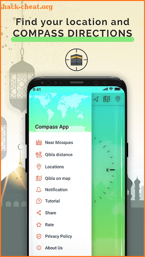 Compass - Direction Finder & Accurate Qibla Finder screenshot