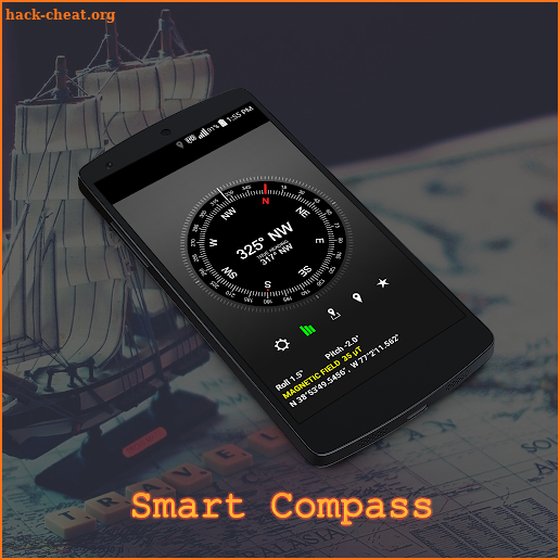 Compass Pro - Digital Compass for Android screenshot
