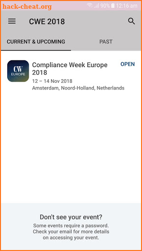 Compliance Week Europe 2018 screenshot