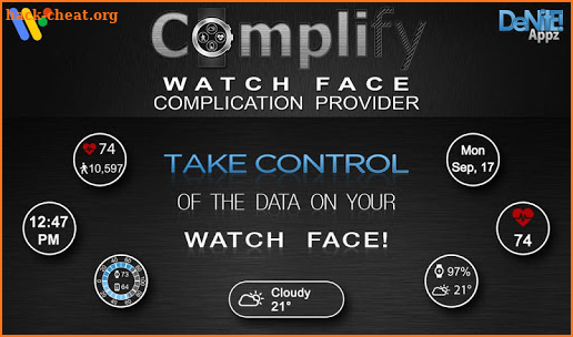 CompliFy - Watch Face Data screenshot