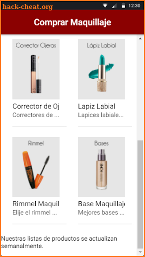 Comprar Maquillaje Online screenshot