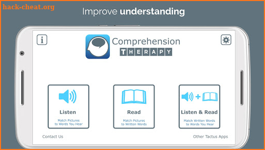 Comprehension Therapy screenshot