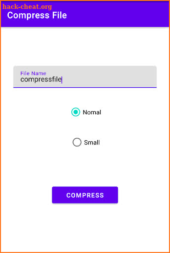 Compress File screenshot