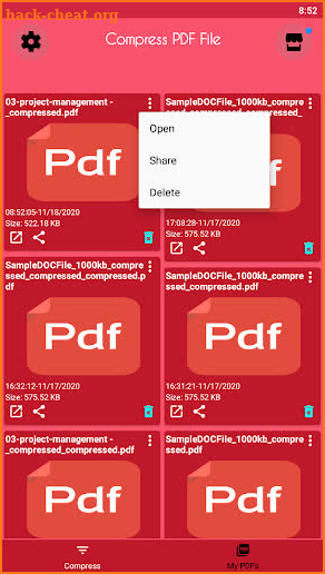 Compress PDF File - PDF Compressor screenshot