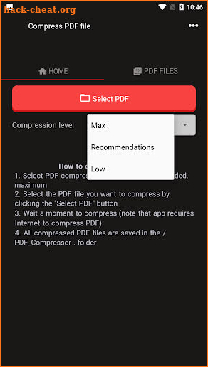 Compress PDF - Reduce PDF File Size screenshot