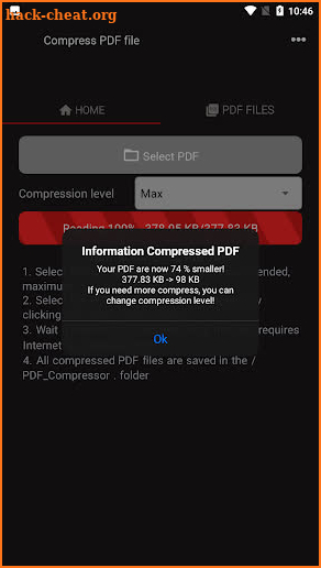 Compress PDF - Reduce PDF File Size screenshot