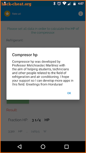 Compressor hp screenshot