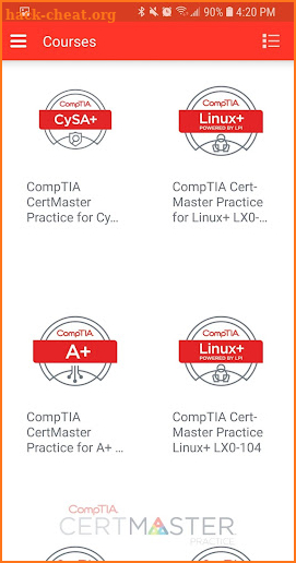 CompTIA CertMaster Practice (Companion App) screenshot