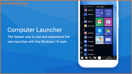 Computer launcher PRO 2018 for windows 10 Launcher screenshot