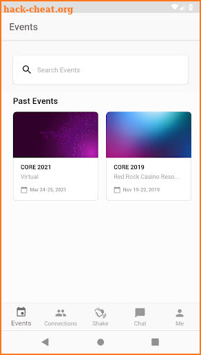 Computershare Events screenshot