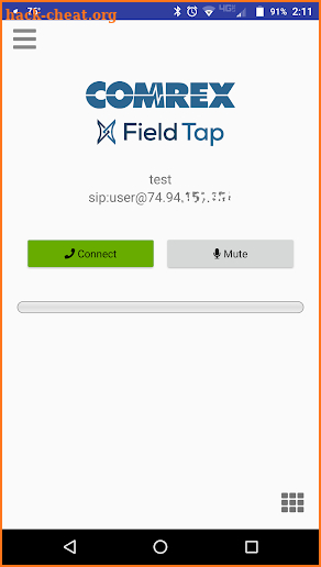 Comrex FieldTap screenshot