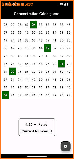 Concentration Grids screenshot